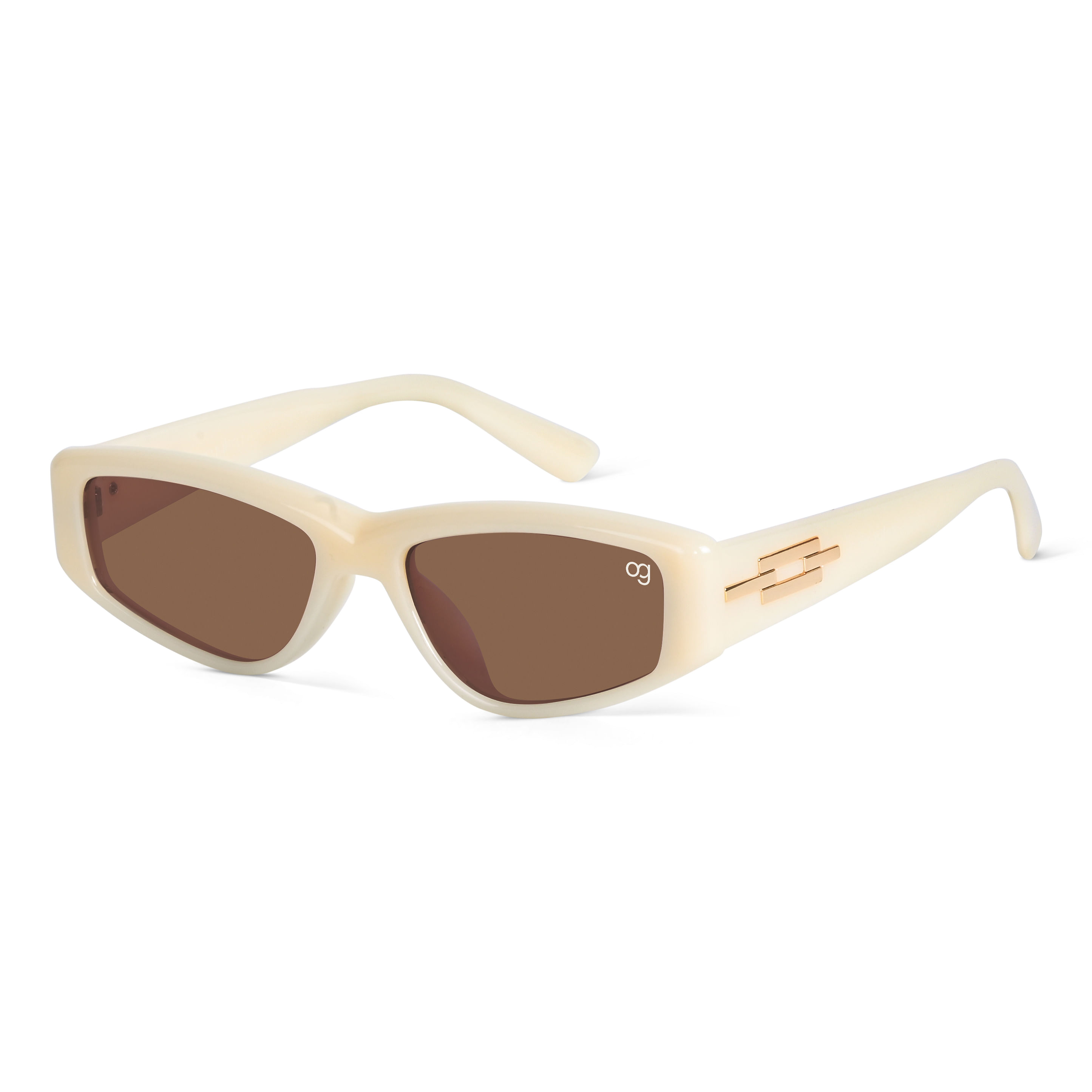 Buy Brown Sunglasses for Women by Barrels And Oil Online | Ajio.com | Brown  sunglasses, Rectangular sunglasses, Sunglasses