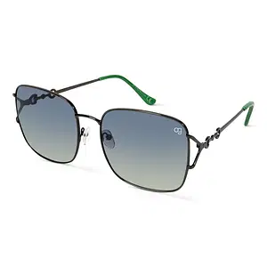 Shop Aurora Burst Polarized Rectangle Sunglasses