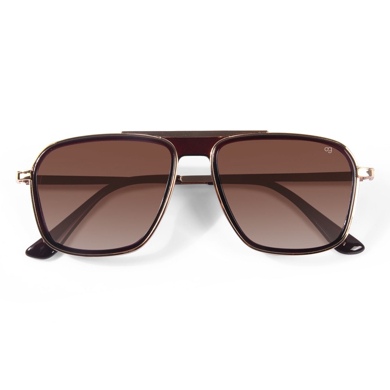 Buy Bronze Twists Aviator Sunglasses Woggles