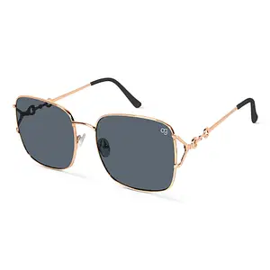 Shop Carbon Cool Polarized Rectangle Sunglasses