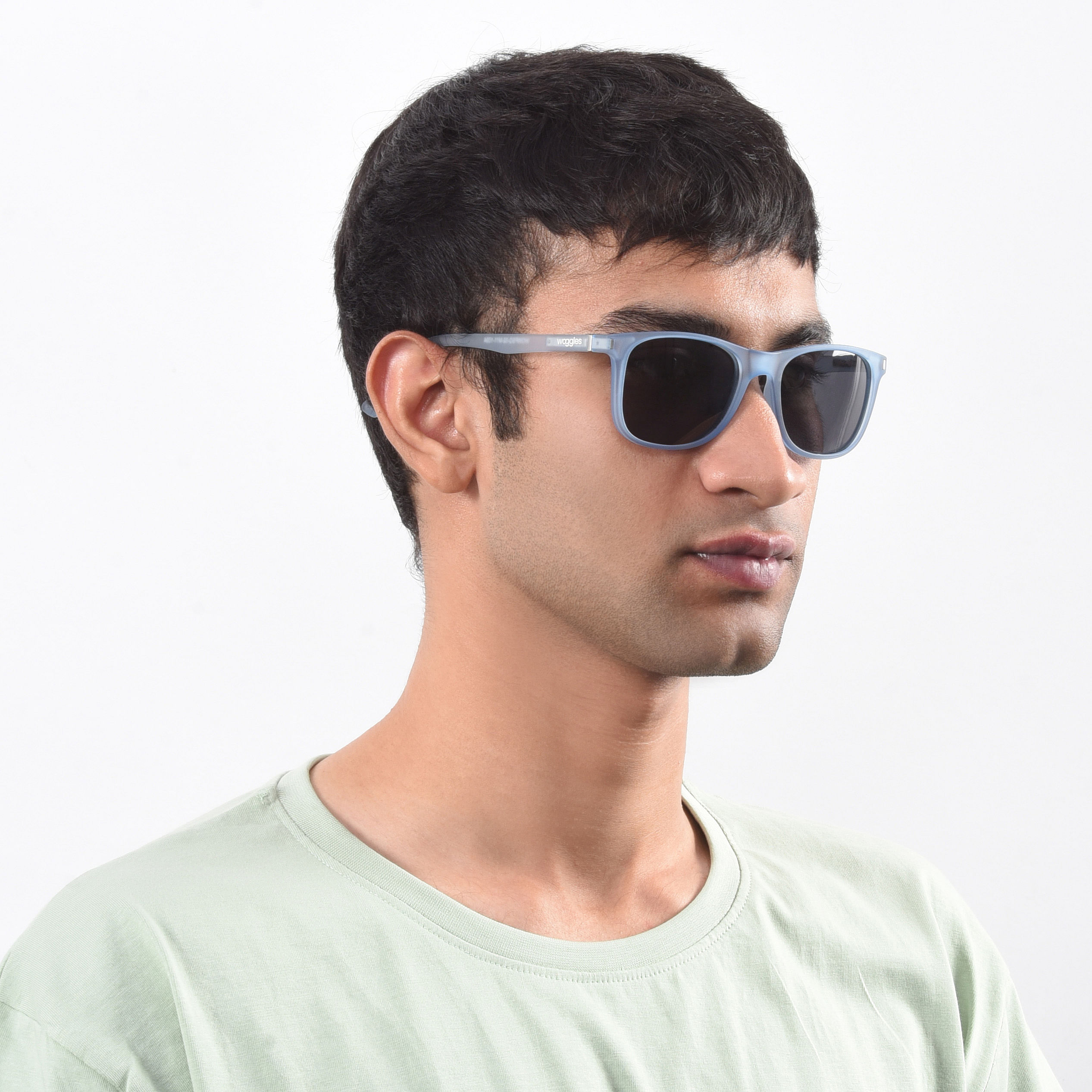 Buy Gold Half Frame Aviator Sunglasses Online - Accessorize India