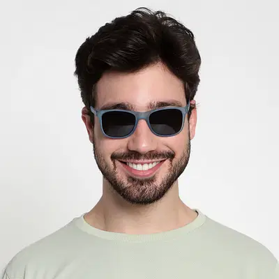 Crystal Clear Polarized Square Sunglasses