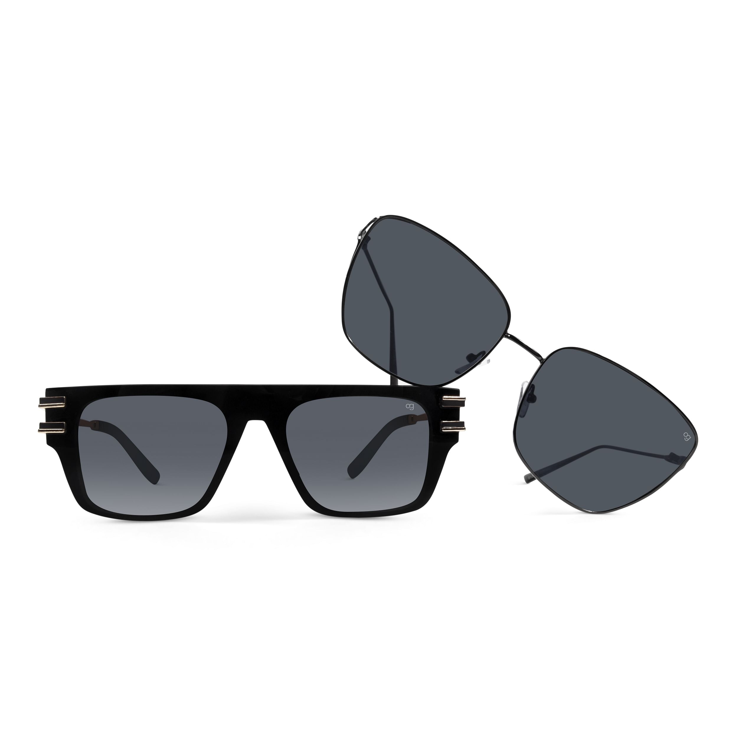 Buy Dark Drive Combo Sunglasses Woggles
