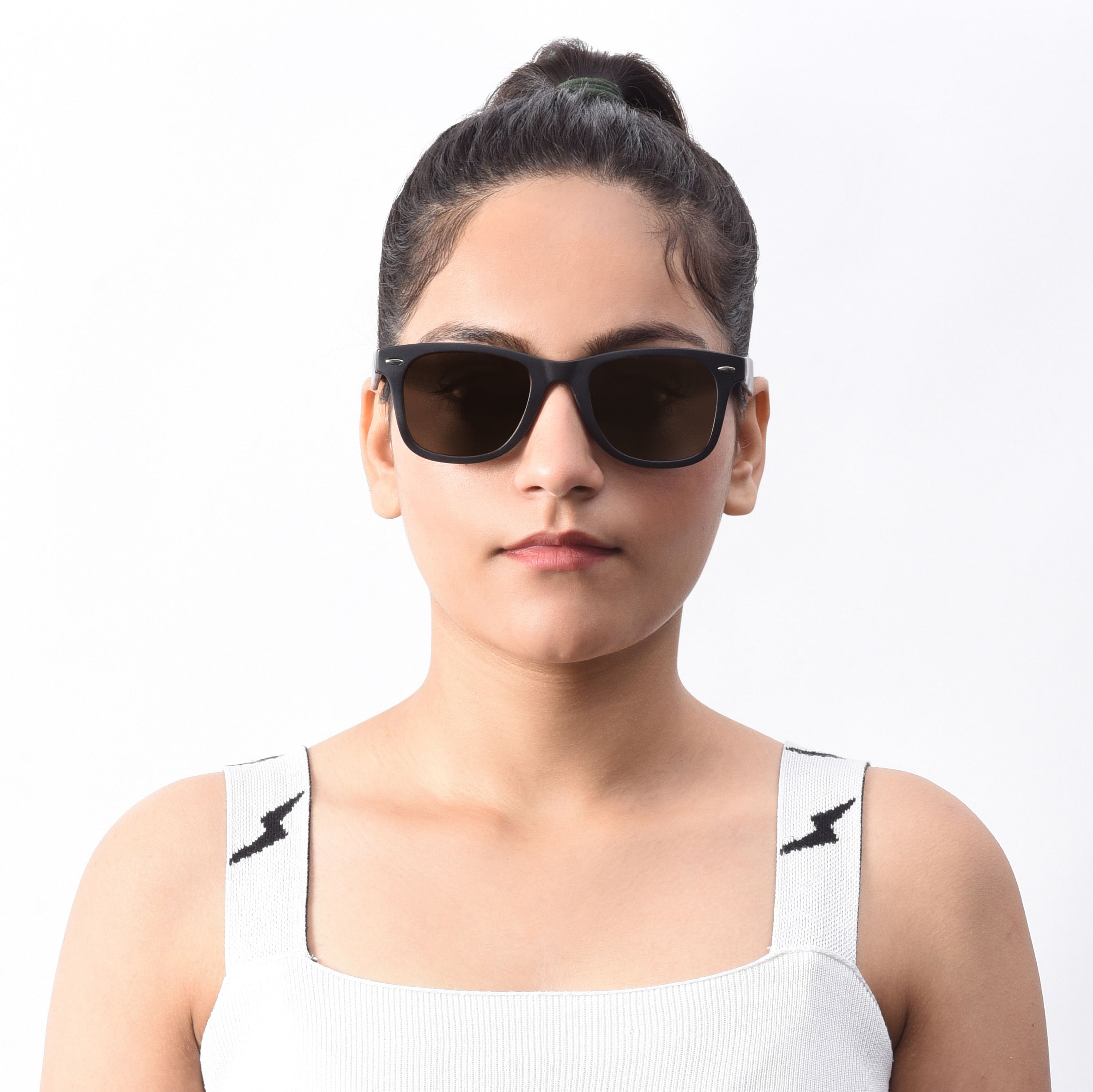 Dark black wayfarer sunglasses shop
