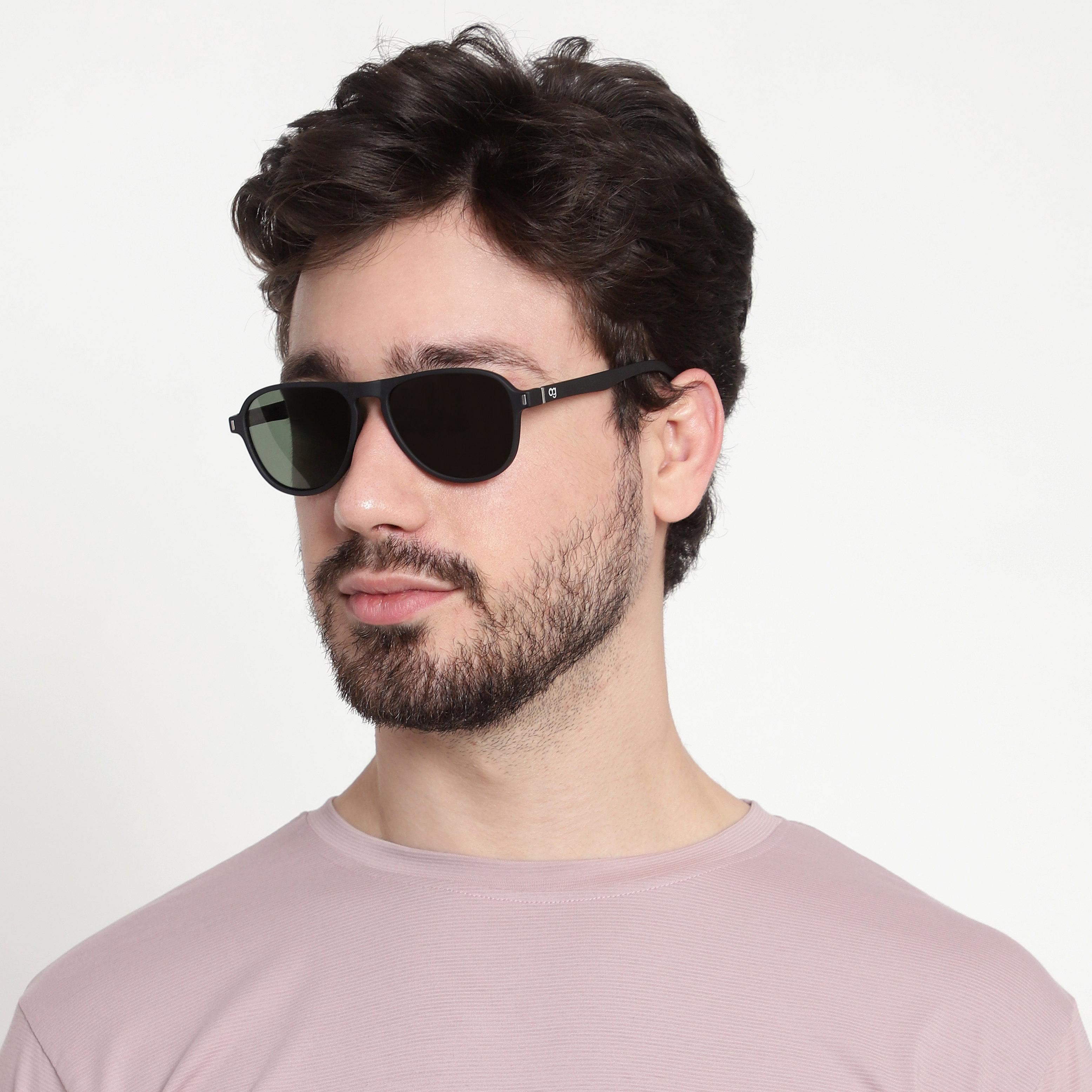 Oblong face shop shape sunglasses