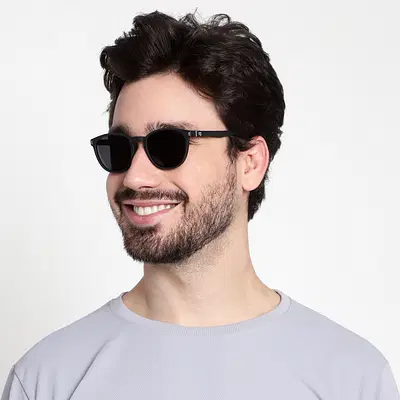 Enigma Polarized Round Sunglasses