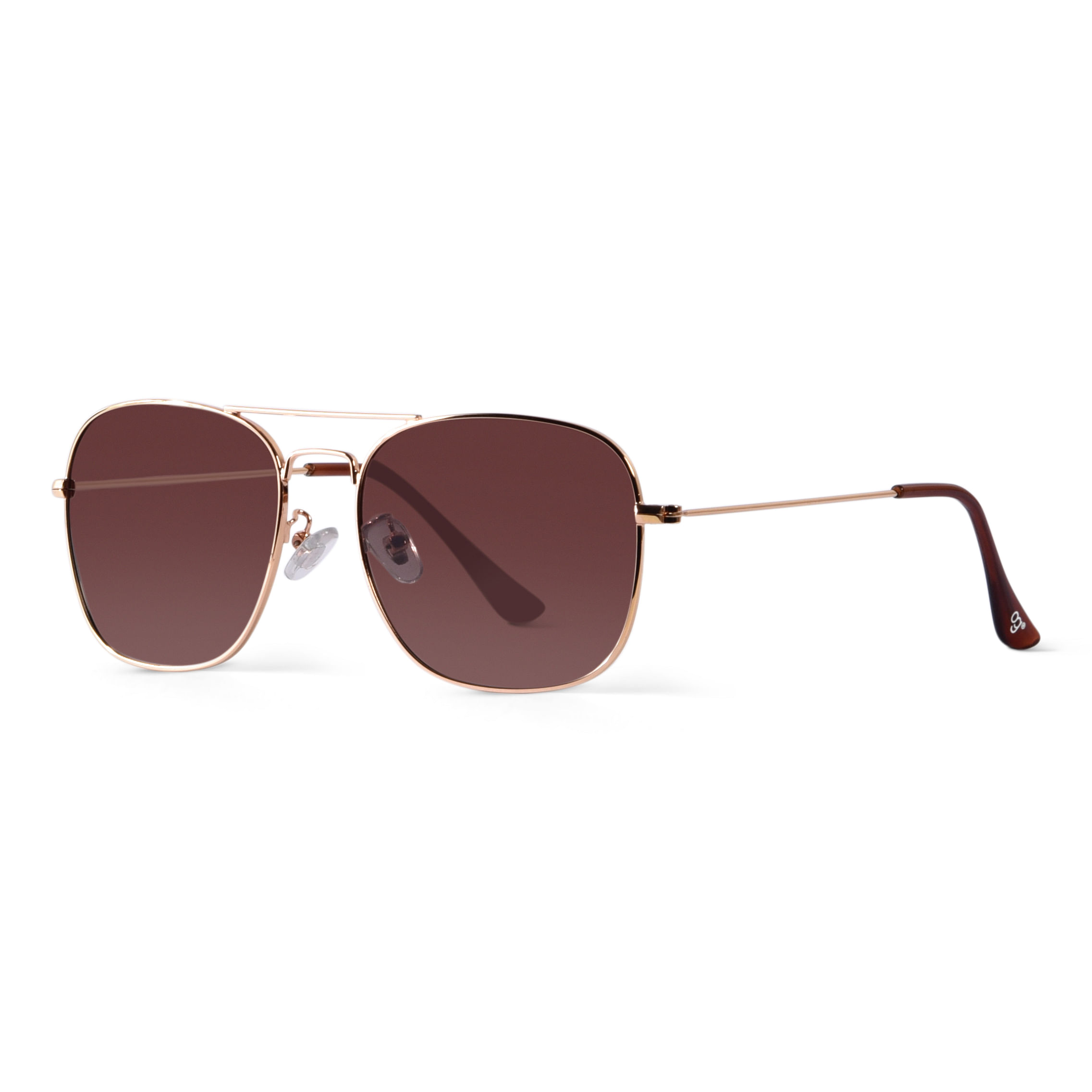 Square shaped 2025 aviator sunglasses