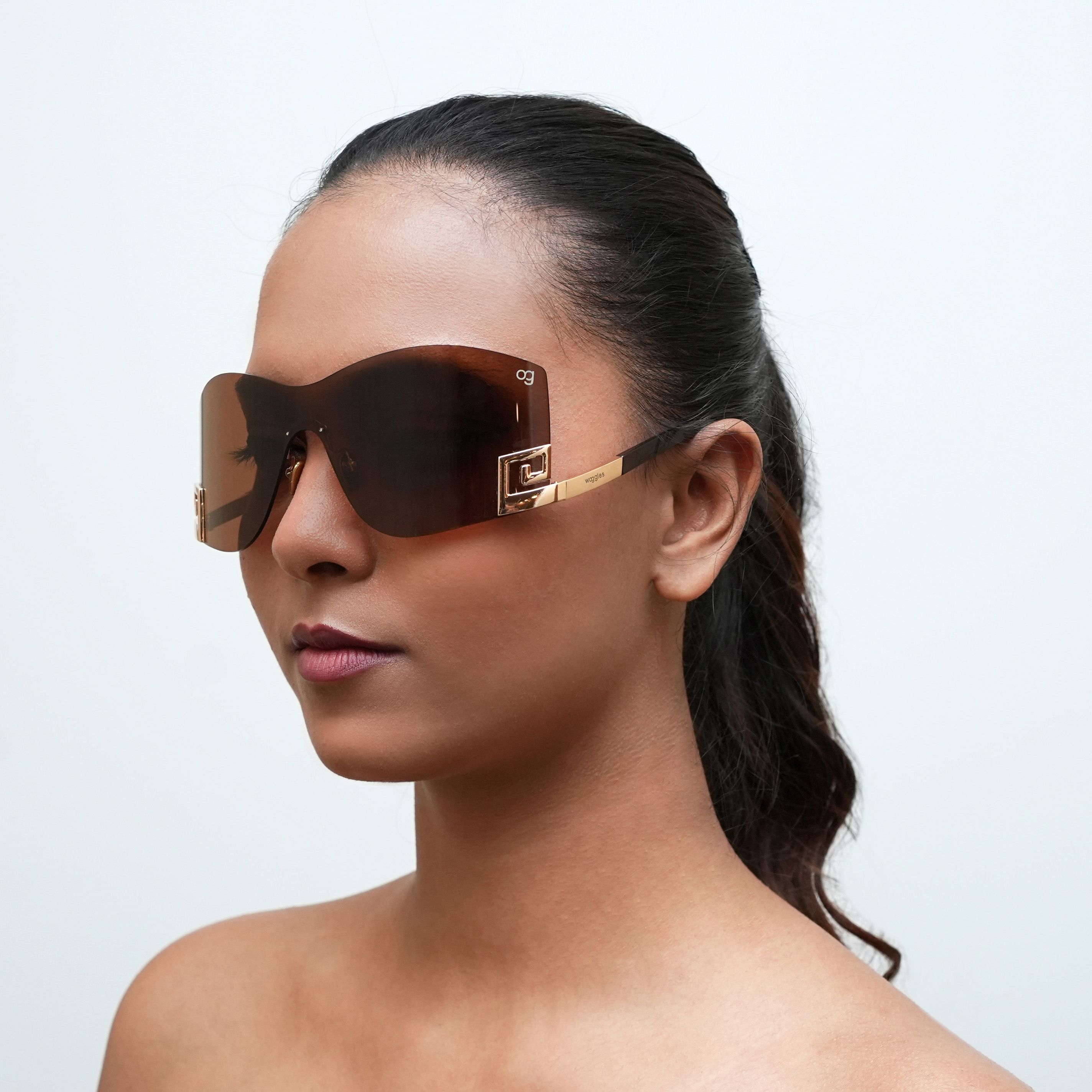 Black shield sunglasses 2025