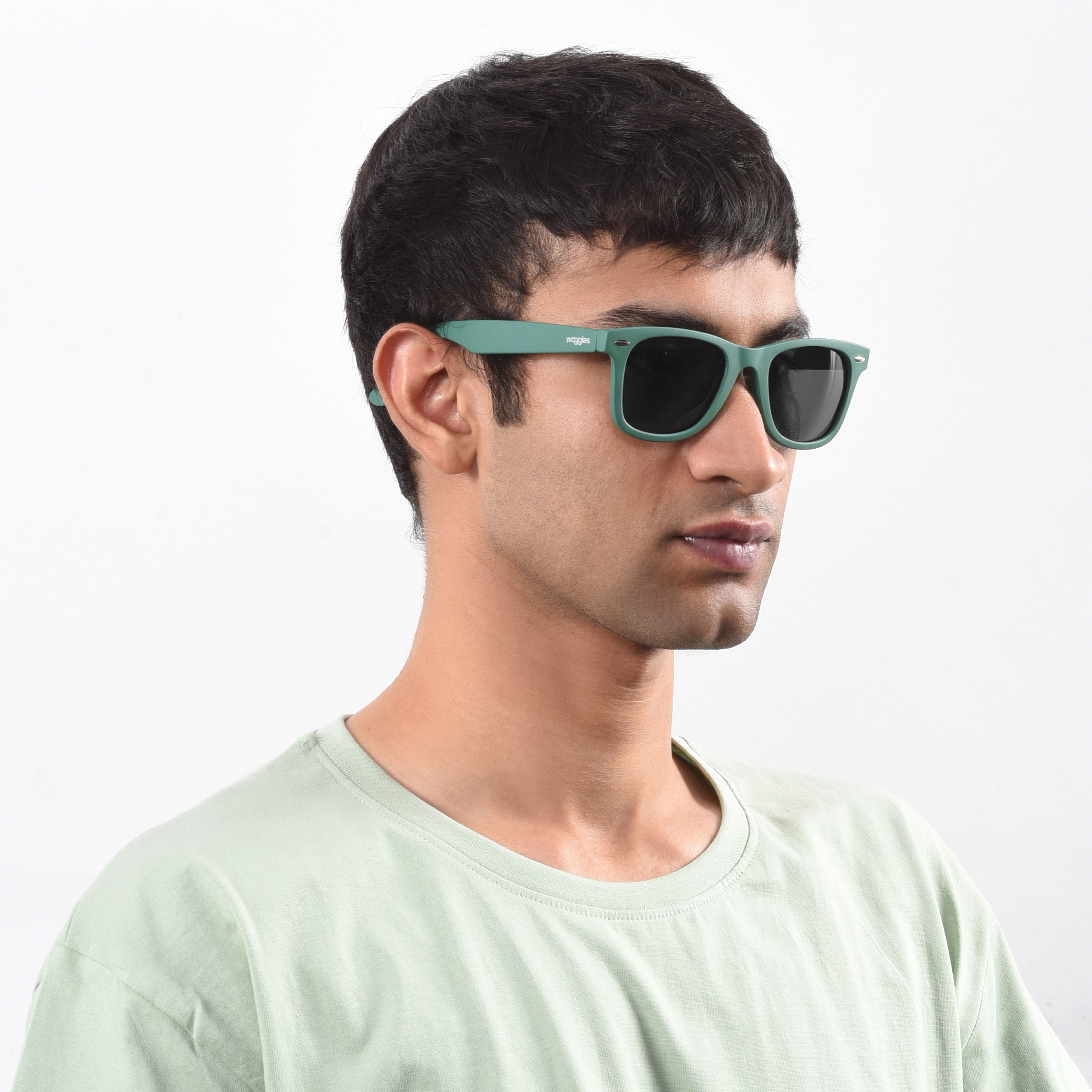 Buy Brown Fiji Wayfarer Sunglass Online - Hidesign