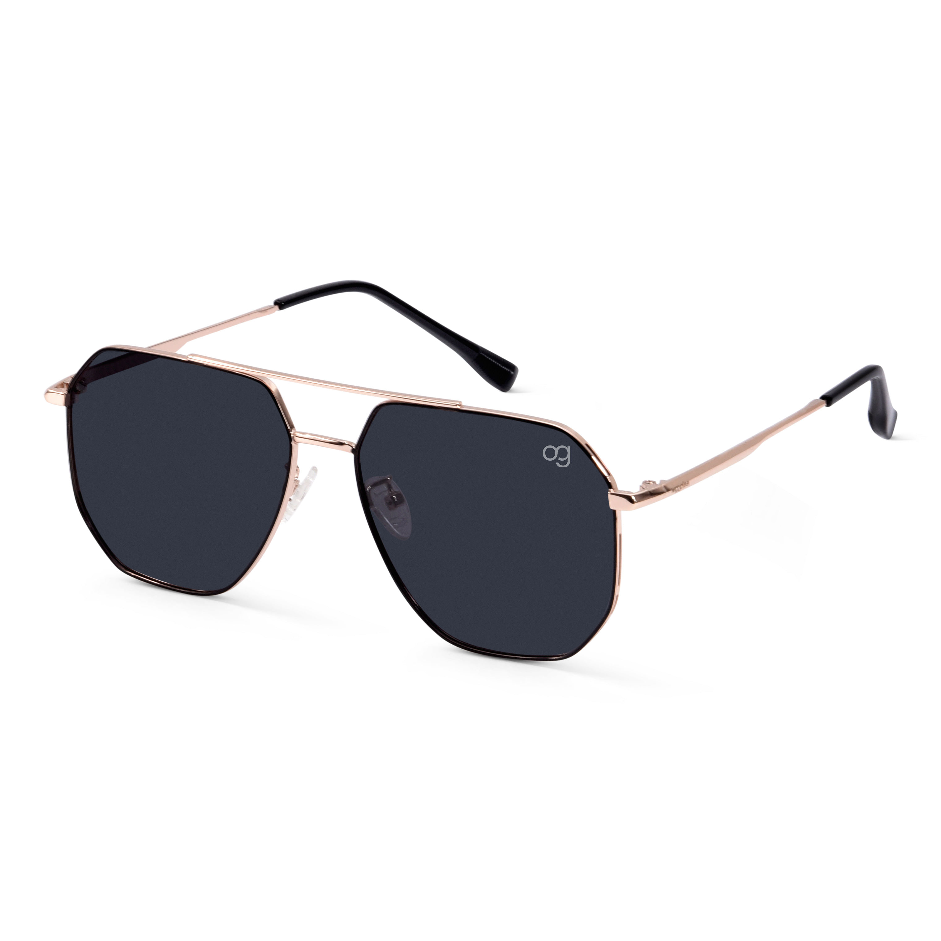 Hexagonal Polarized Sunglasses For Women and Men Vintage Oversized Square  Sun Summer Beach Frame Metal Glasses400 Eyewear X3I6 - Walmart.com