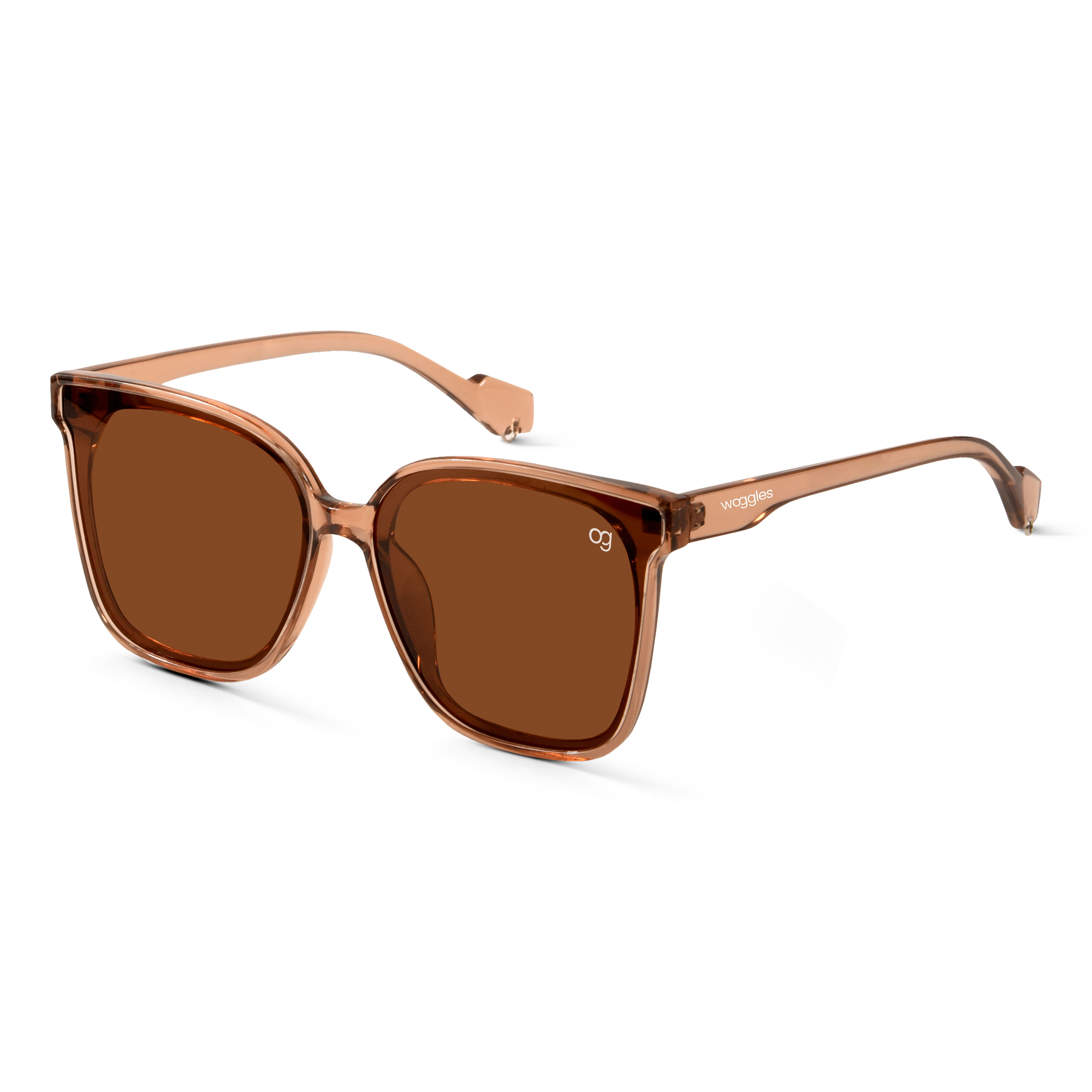Brown oversized sunglasses cheap