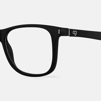 Buy Noir Black Square Blue Screen Glasses