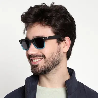 Ocean Depths Polarized Wayfarer Sunglasses