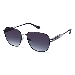 Shop Ockhi Crown Blue Hexagonal Polarized Sunglasses