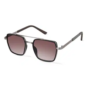 Shop Ockhi Torque Brown Gradient Square Sunglasses