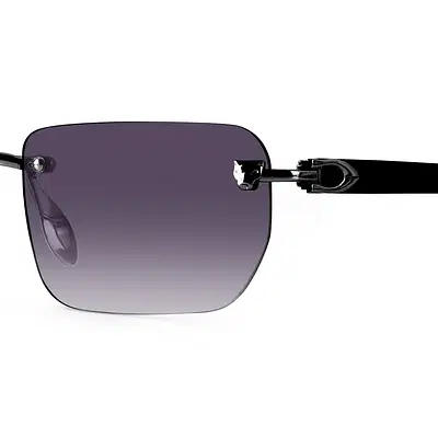 Buy Raze Purple Rimless Rectangle Sunglasses