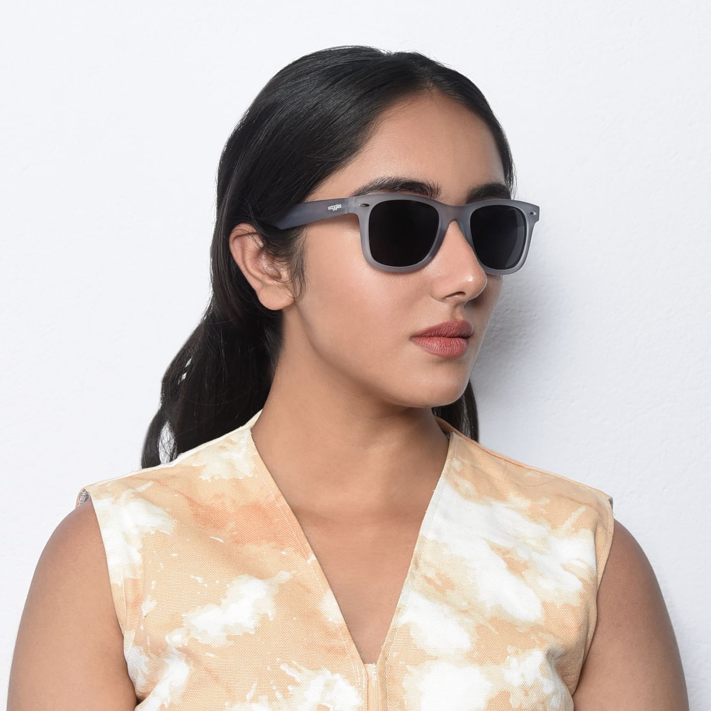 Buy Smoky Quartz Polarized Wayfarer Sunglasses Woggles
