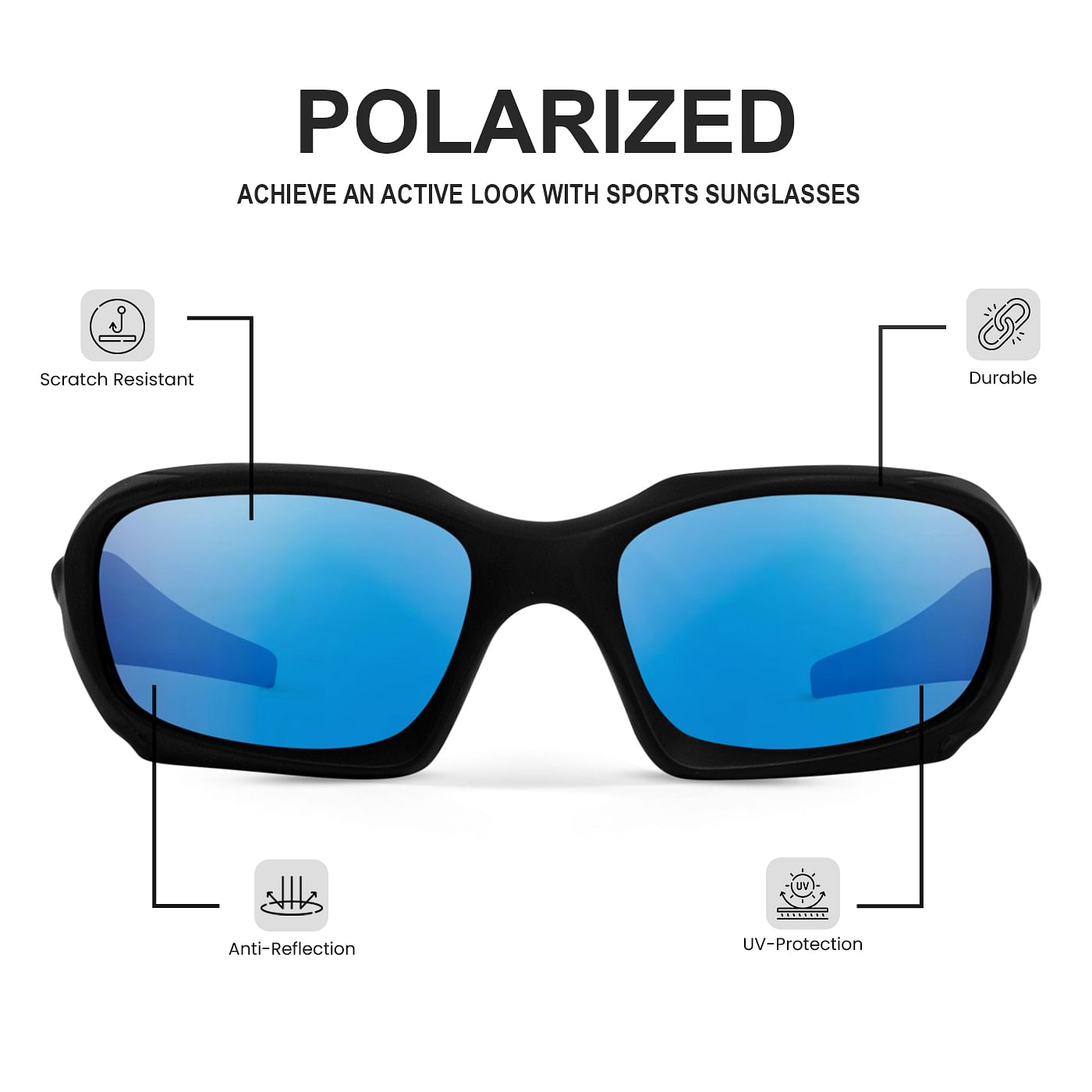 Polarized sunglasses scratch resistant outlet