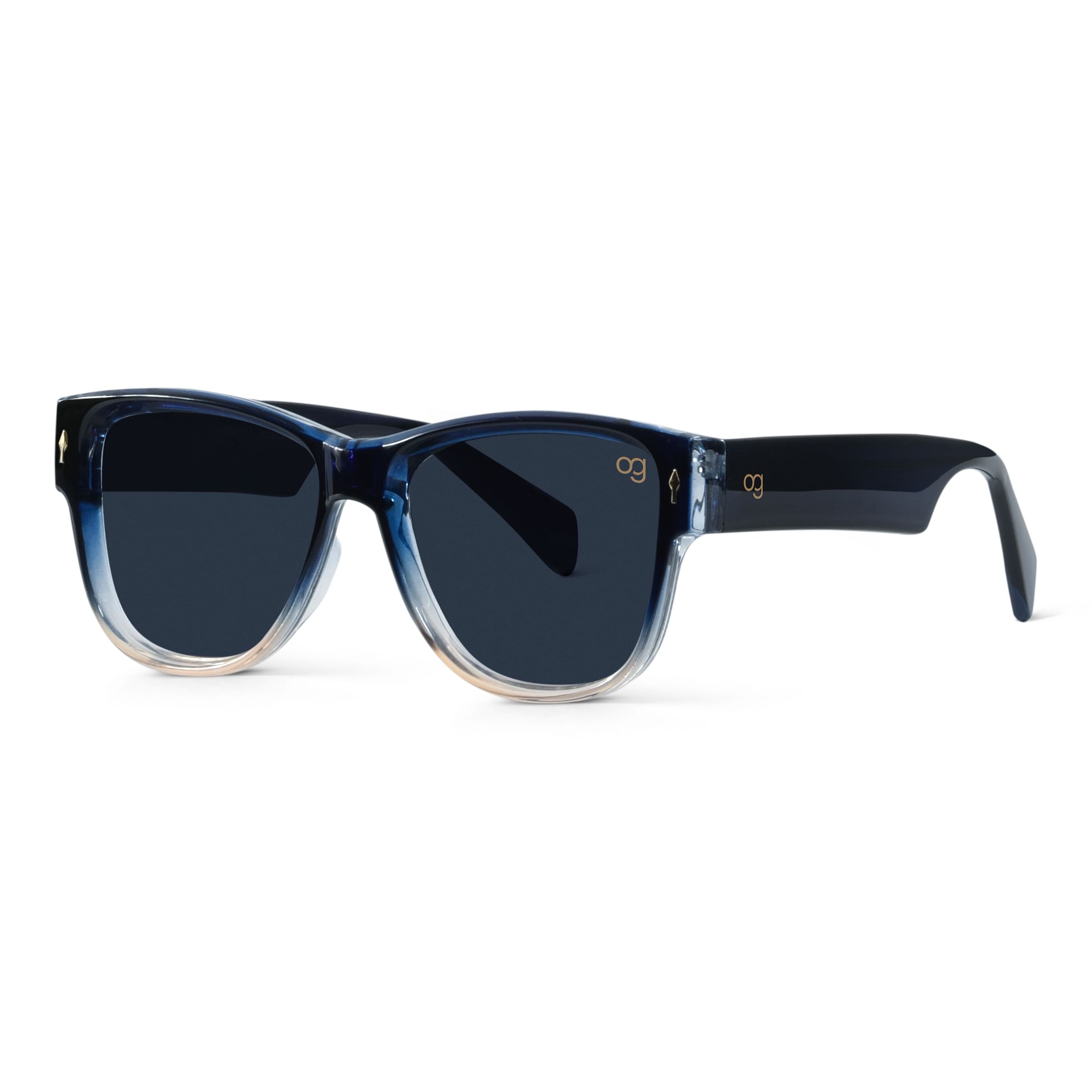 Blue wayfarer sunglasses store