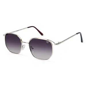 Shop Tidebreak Black Hexagonal Sunglasses