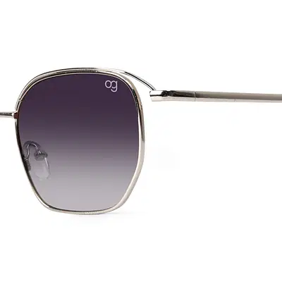 Buy Tidebreak Black Hexagonal Sunglasses