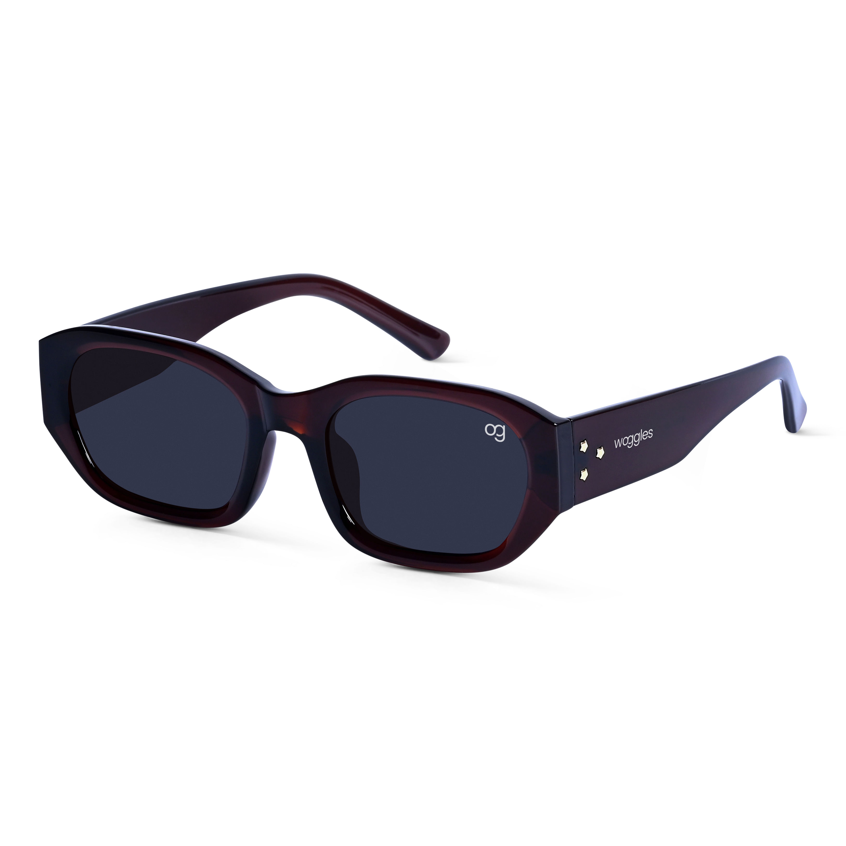 Brown Slim Rectangle Sunglasses | Zumiez