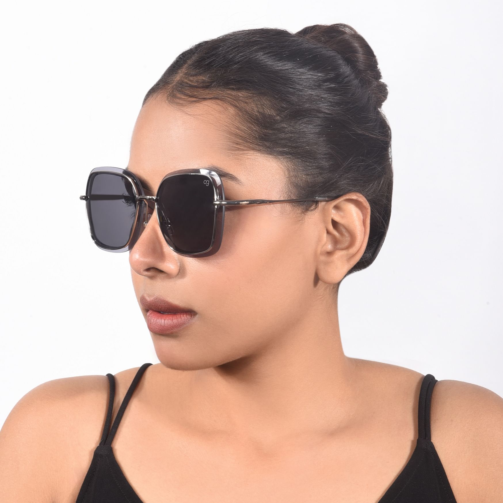 Women's oversized sunglasses discount top