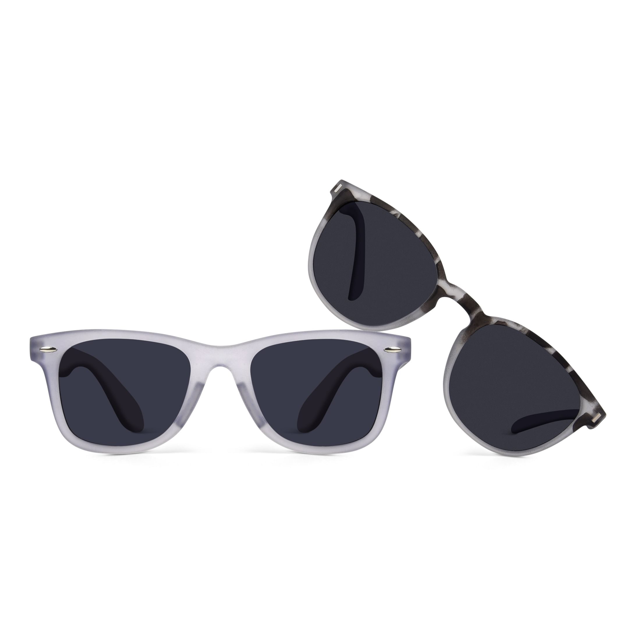 A pair of sunglasses best sale